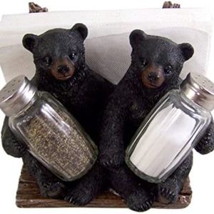 NWT De León Collection bear salt and pepper shakers